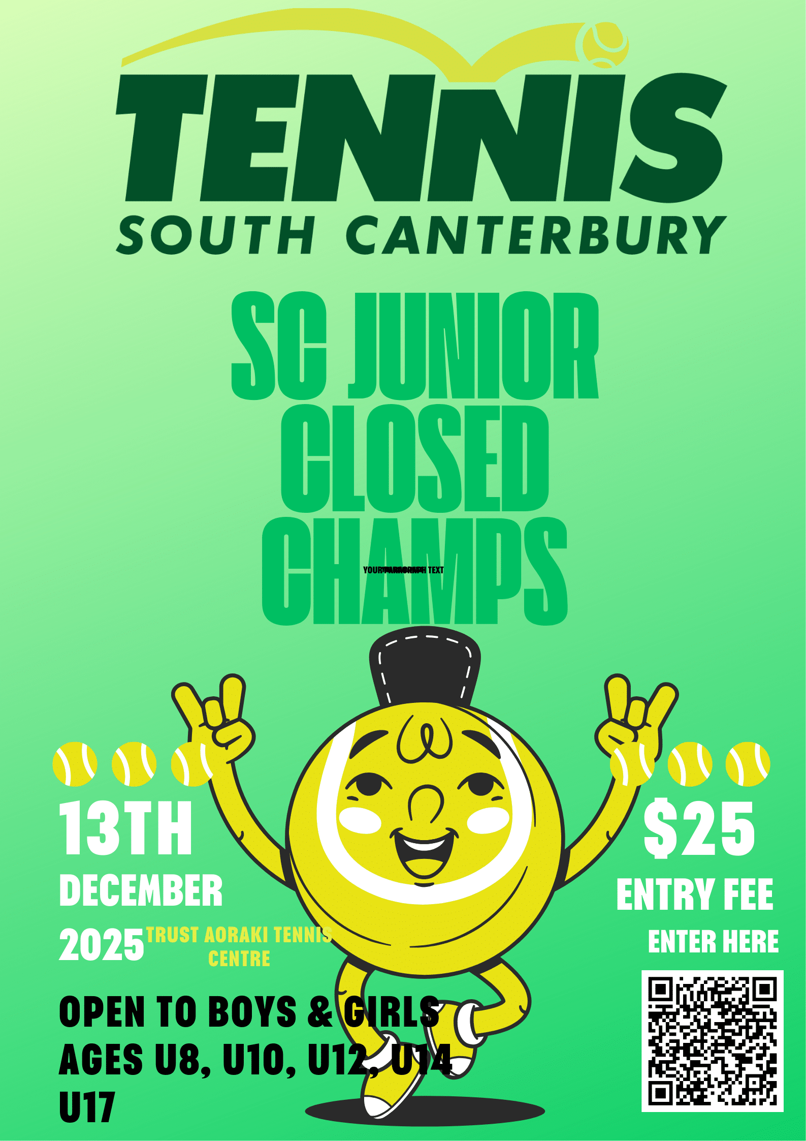SC Junior Closed Champs 2025